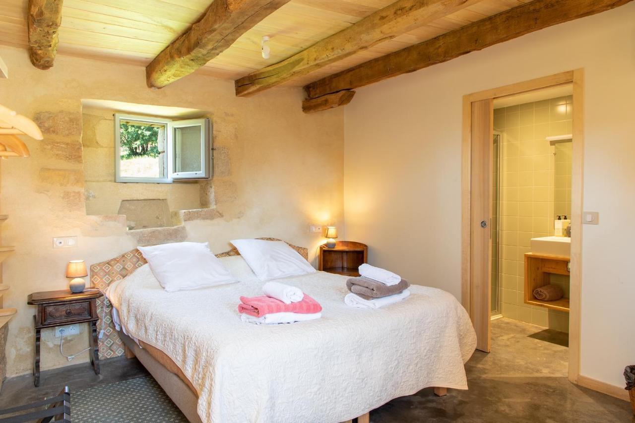 Chambres D'Hotes Avec Piscine La Grange Milou Beynac-et-Cazenac Habitación foto